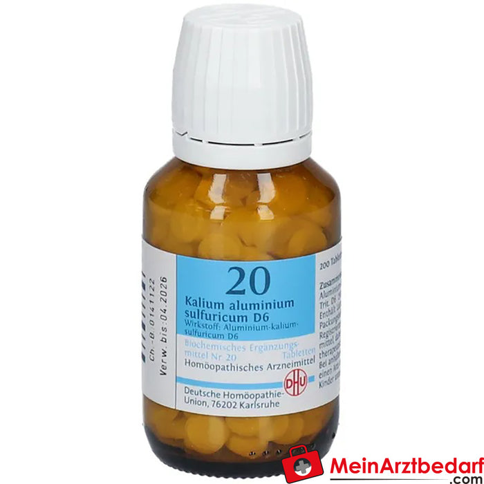 DHU Biyokimya 20 Potasyum alüminyum sülfürikum D6