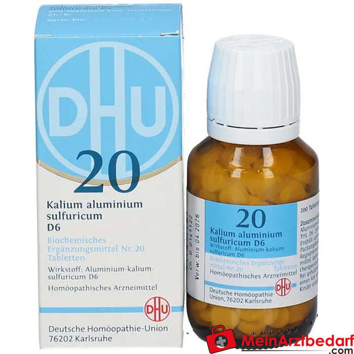 DHU 生物化学 20 铝硫酸钾 D6