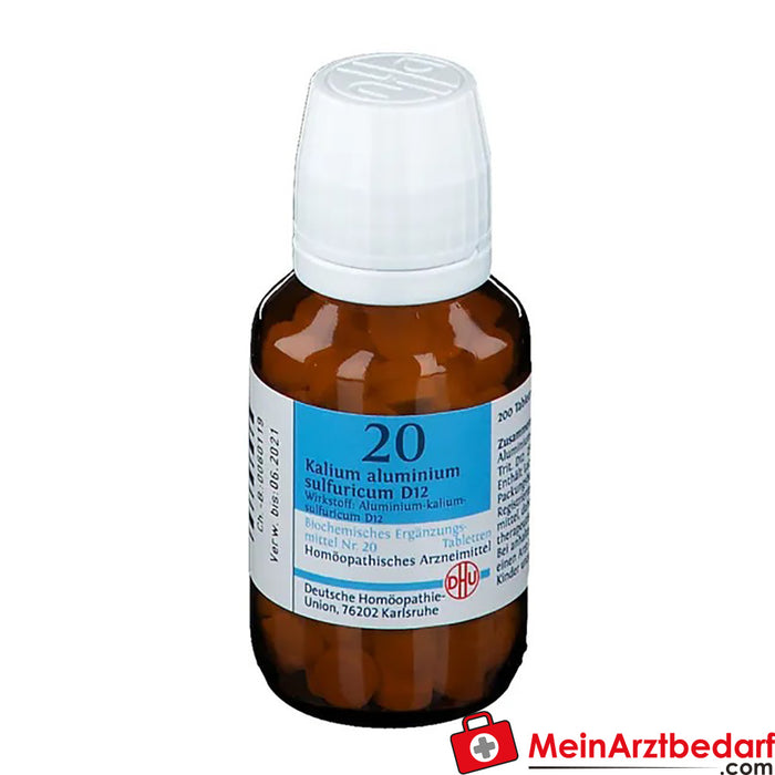 DHU Biyokimya 20 Potasyum alüminyum sülfürikum D12