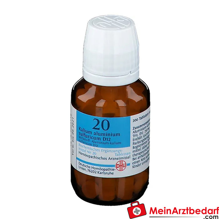 DHU Biochemia 20 Potassium aluminium sulphuricum D12