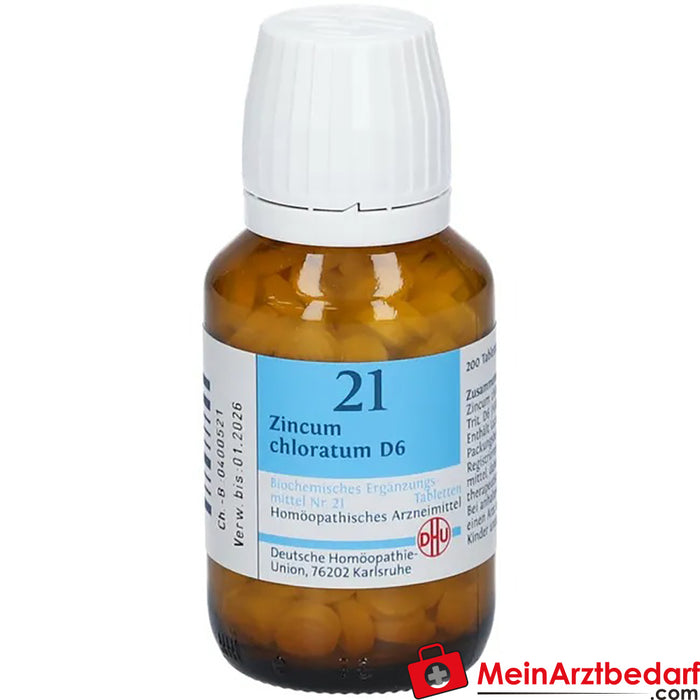 DHU Bioquímica 21 Zincum chloratum D6