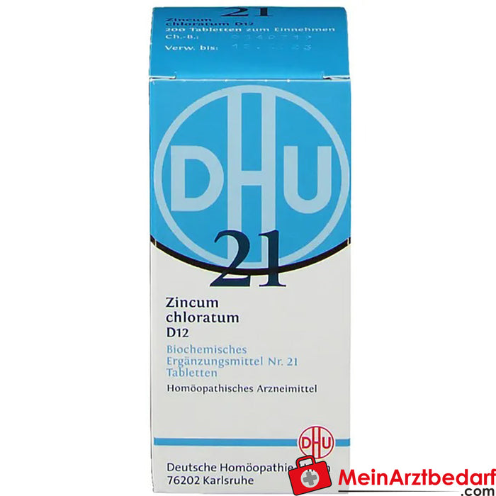 DHU Biyokimya 21 Zincum chloratum D12