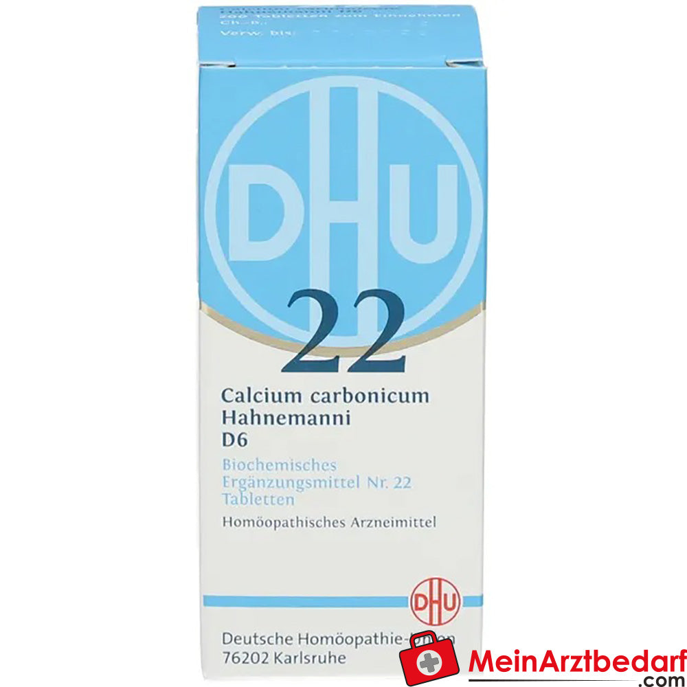 DHU Biochemistry 22 Calcium carbonicum D6 250 mg tabletki