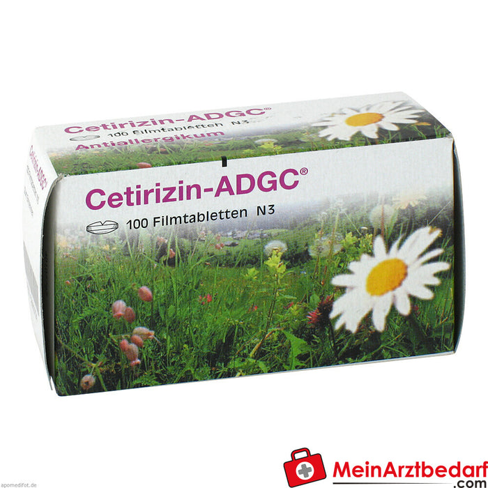 Cetirizine-ADGC antiallergische filmomhulde tabletten