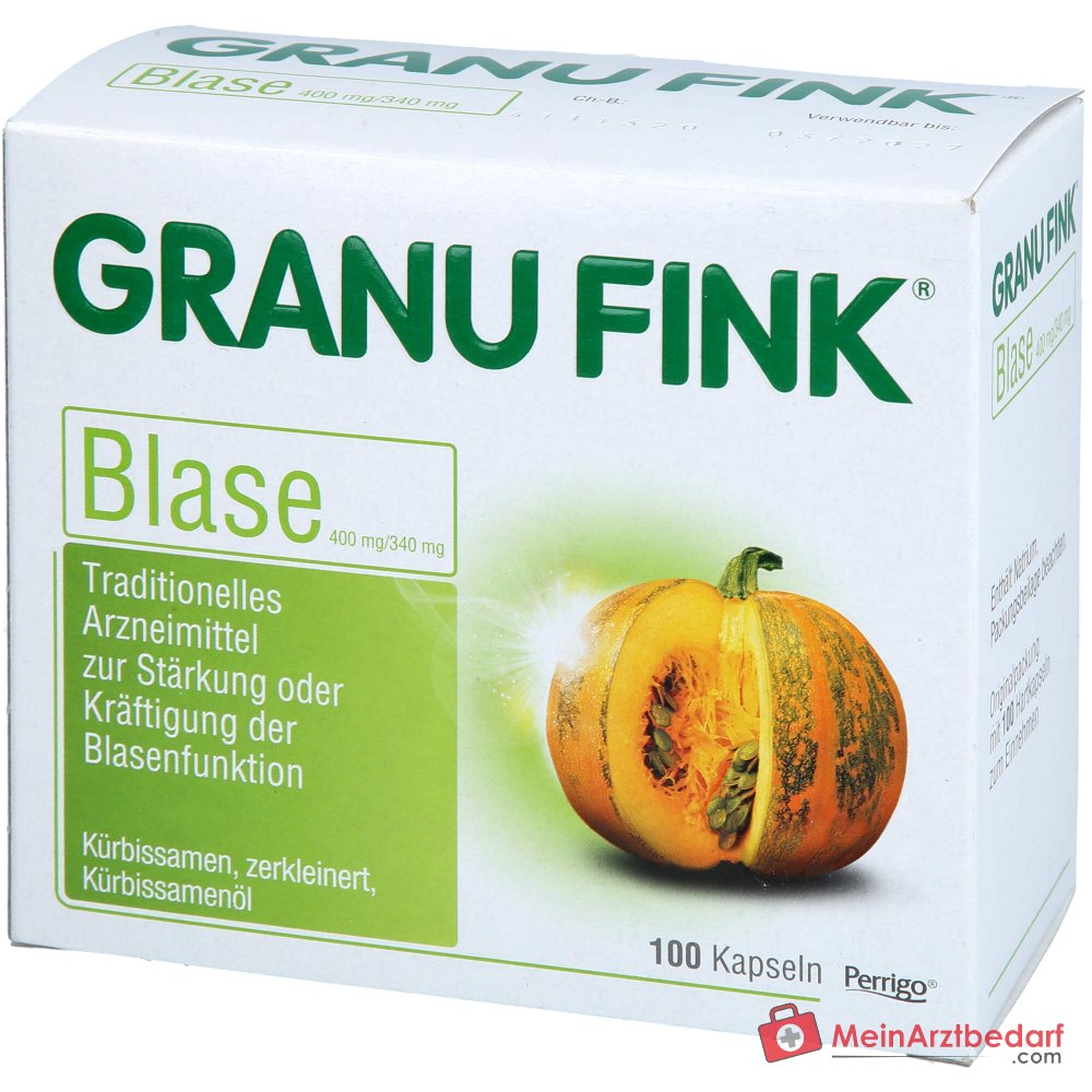 Granu Fink Blase Pompoenzaad / Pompoenzaadolie Harde Capsules, 100 st.