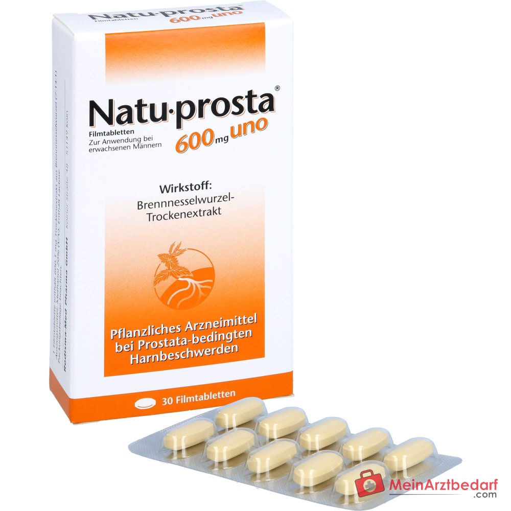 Rodisma-Med Natuprosta 600 mg uno Brennnesselwurzel-Trockenextrakt Filmtabletten, 100 St.