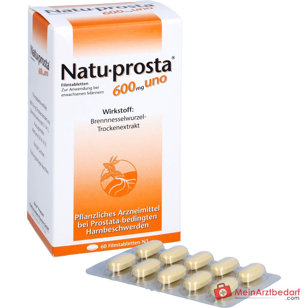 Rodisma-Med Natuprosta 600 mg uno Brennnesselwurzel-Trockenextrakt Filmtabletten, 100 St.