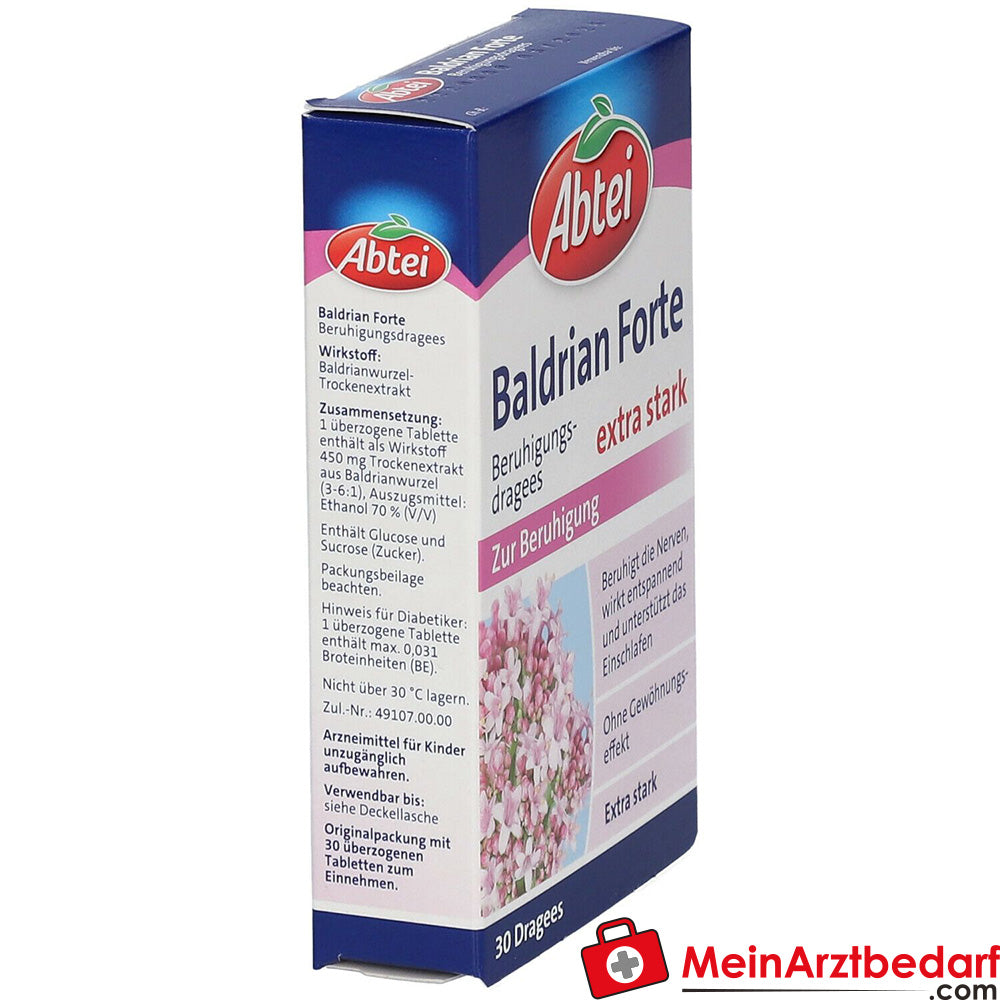 Abtei Baldrian Forte Beruhigungsdragees.
