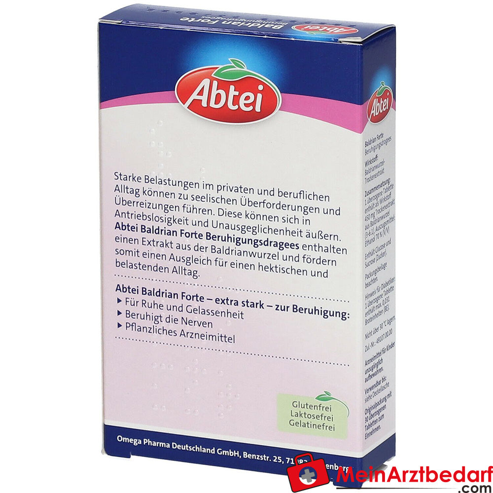 Abtei Baldrian Forte Beruhigungsdragees.