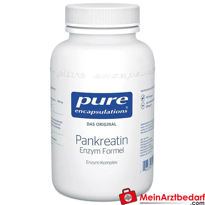 Fórmula de enzimas de pancreatina Pure Encapsulations