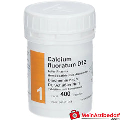 Adler Pharma Calcium fluoratum D12 Biochemie nach Dr. Schüßler Nr. 1.