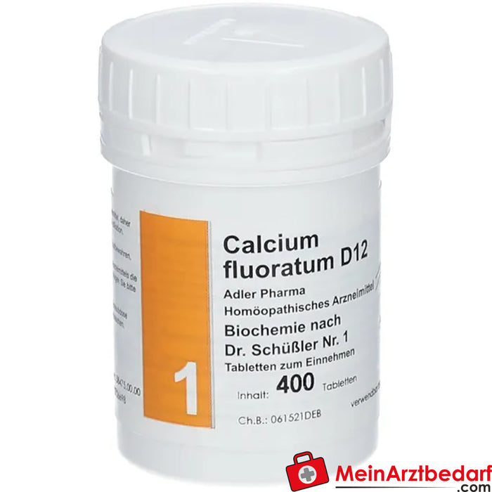 Adler Pharma Calcium fluoratum D12 Bioquímica según el Dr. Schuessler nº 1