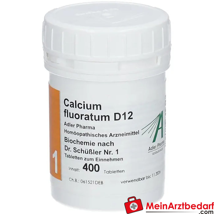 Adler Pharma Calcium fluoratum D12 Biochemistry according to Dr. Schuessler No. 1