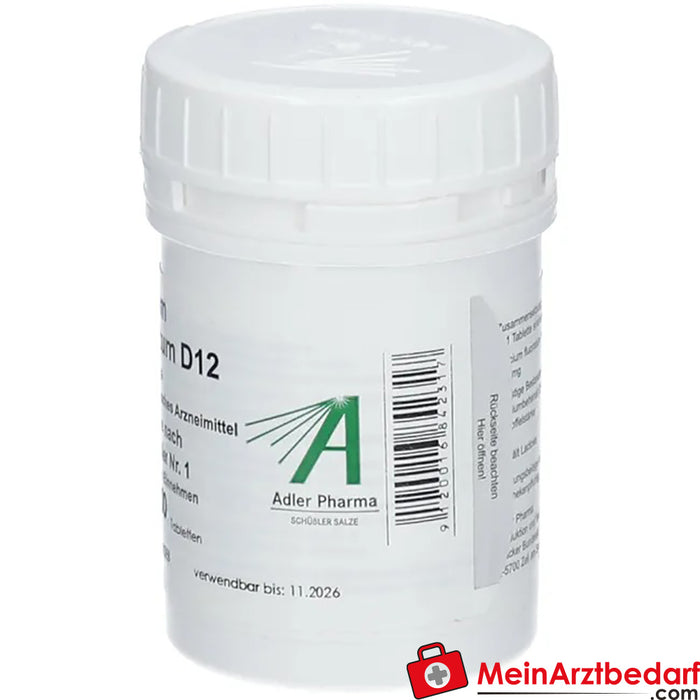 Adler Pharma Calcium fluoratum D12 Dr. Schuessler'e göre biyokimya No. 1