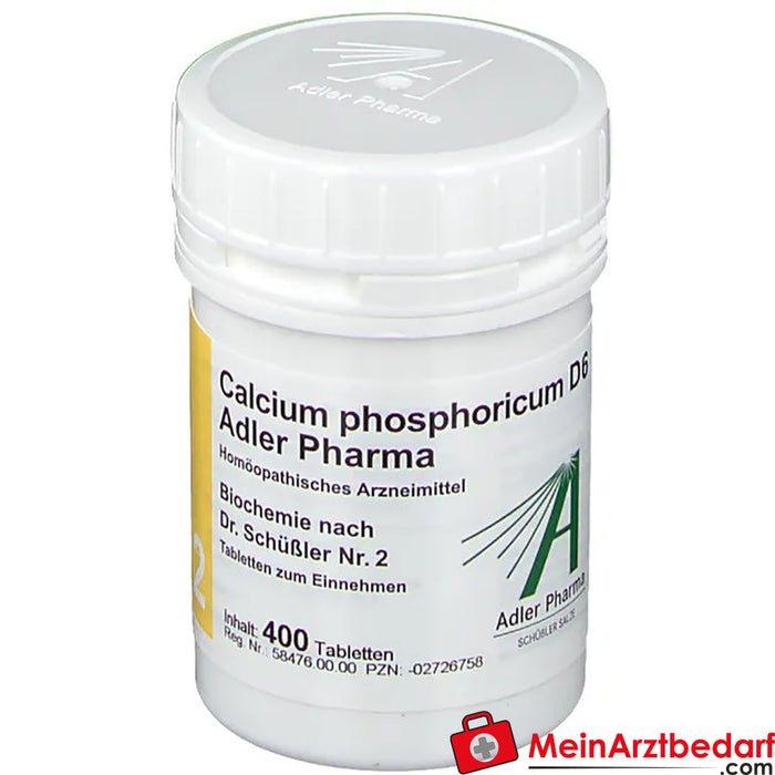 Adler Pharma Calcium phosphoricum D6 Biochimie selon le Dr Schüßler n° 2