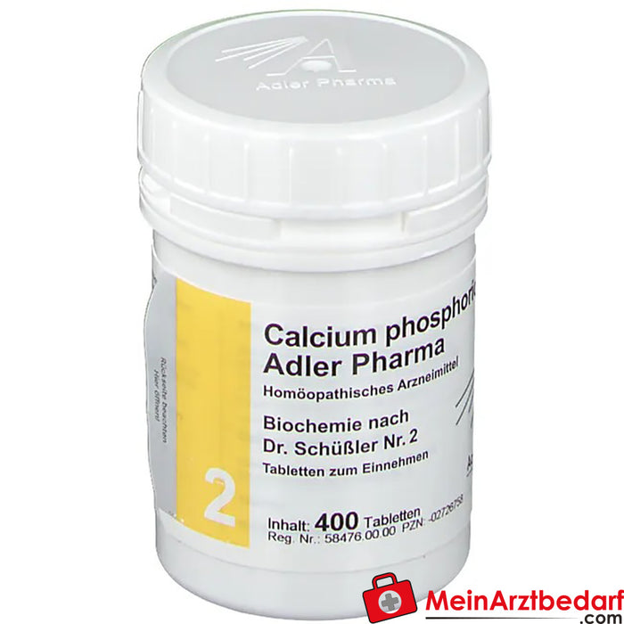 Adler Pharma Calcium phosphoricum D6 Bioquímica segundo o Dr. Schuessler n.º 2