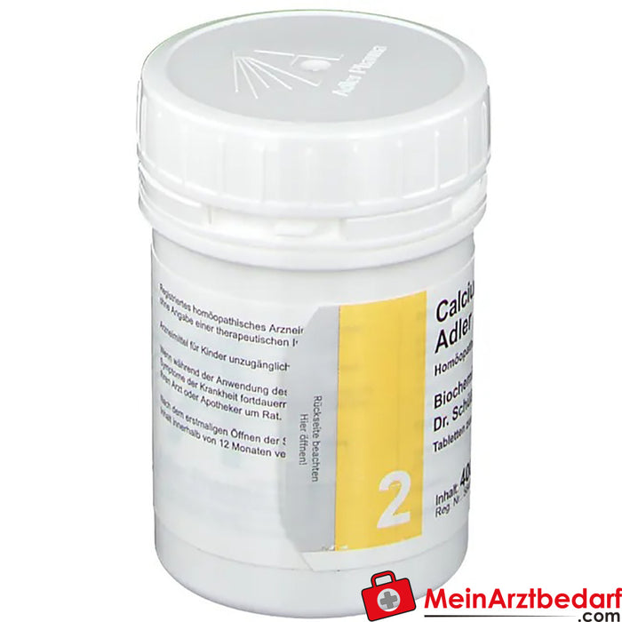 Adler Pharma Calcium phosphoricum D6 Bioquímica segundo o Dr. Schuessler n.º 2