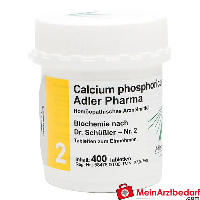 Adler Pharma Calcium phosphoricum D6 Biochemie volgens Dr. Schuessler Nr. 2