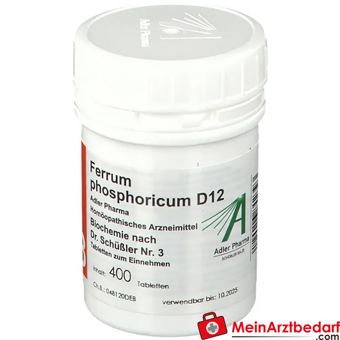 Adler Pharma Ferrum phosphoricum D12 Dr. Schuessler'e göre biyokimya No. 3