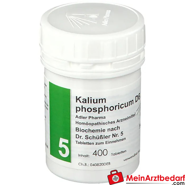 Adler Pharma Potassium phosphoricum D6 Biochemia według dr Schuesslera nr 5