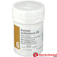 Adler Pharma Kalium sulfuricum D6 Biochemie nach Dr. Schüßler Nr. 6.