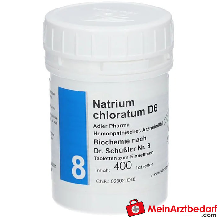 Adler Pharma Natrium chloratum D6 Bioquímica según el Dr. Schuessler nº 8