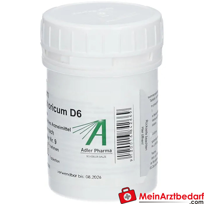 Adler Pharma Natrium phosphoricum D6 Biochimie selon le Dr Schüßler n° 9