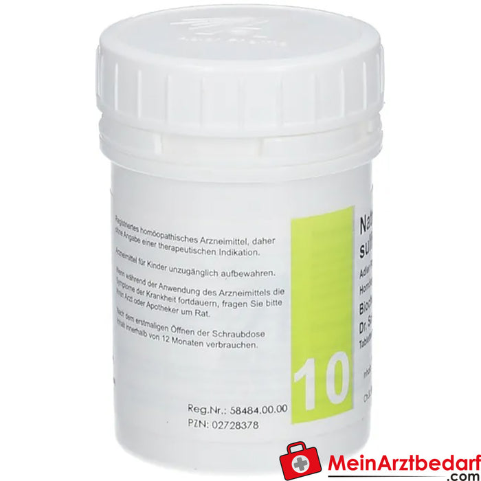 Adler Pharma Natrium sulfuricum D6 生物化学（根据舒斯勒博士第 10 号研究成果