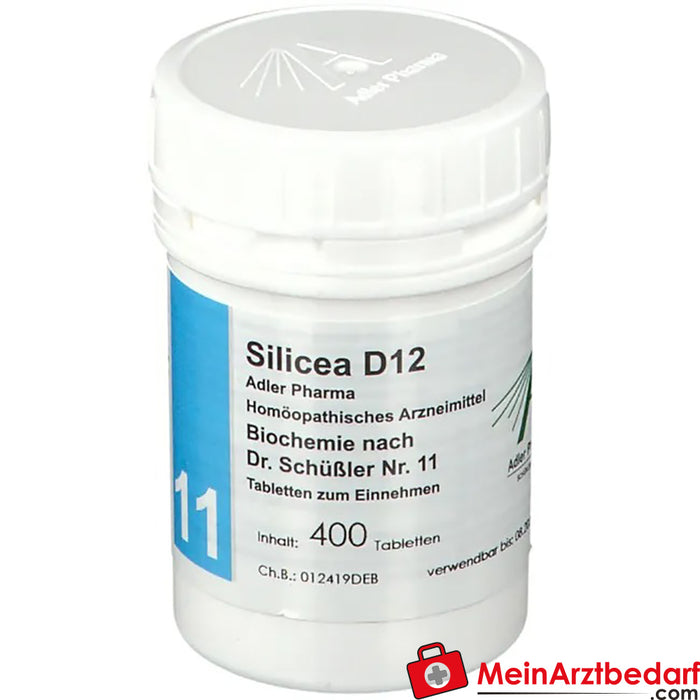 Adler Pharma Silicea D12 Biochemistry according to Dr. Schuessler No. 11