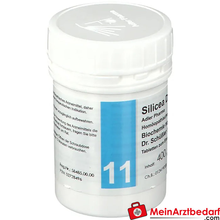 Adler Pharma Silicea D12 Biochimie selon le Dr Schüßler n° 11