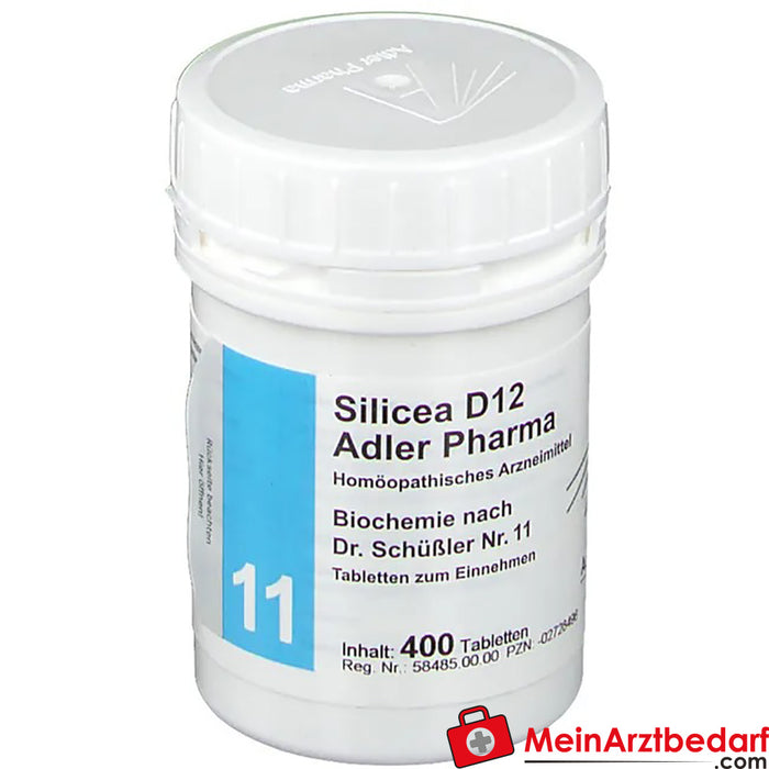 Adler Pharma Silicea D12 Bioquímica segundo o Dr. Schuessler n.º 11