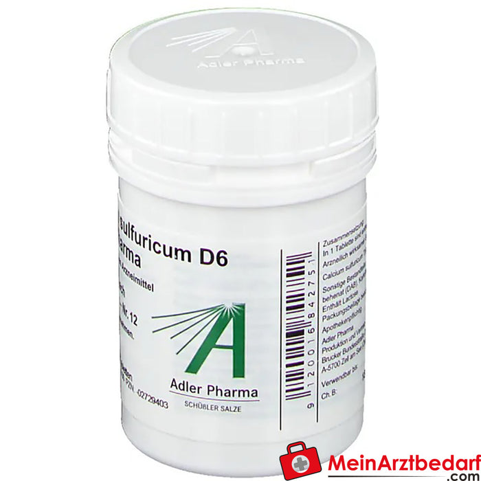 Adler Pharma Calcium sulfuricum D6 Biochemia według dr Schuesslera nr 12