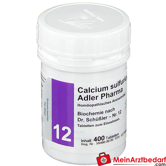 Adler Pharma Calcium sulfuricum D6 Bioquímica según el Dr. Schuessler nº 12