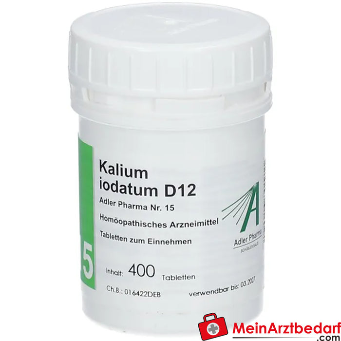 Adler Pharma Potassium iodatum D12 Biochemia według dr Schuesslera nr 15