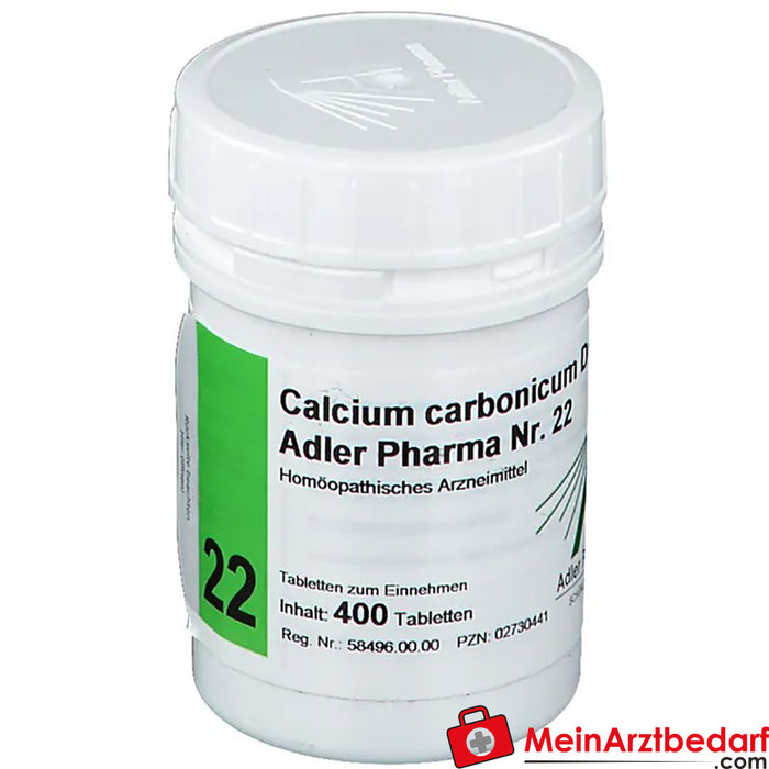 Adler Pharma 碳酸钙 D12 舒斯勒博士生化报告第 22 期