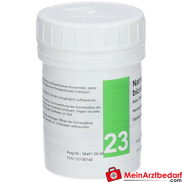 Adler Pharma Natrium bicarbonicum D12 Biochemia według dr Schuesslera nr 23