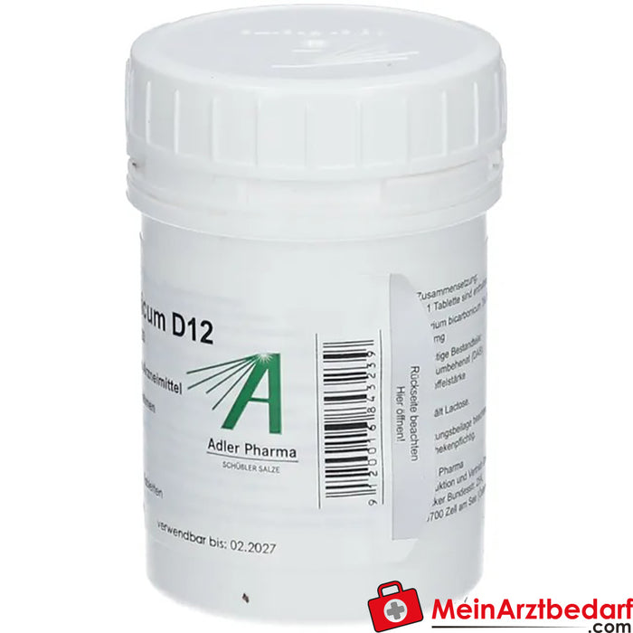 Adler Pharma Natrium bicarbonicum D12 Biochemia według dr Schuesslera nr 23
