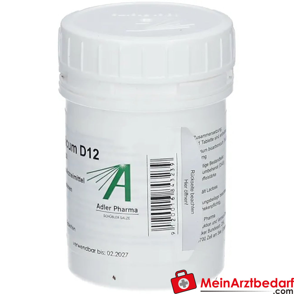 Adler Pharma Natrium bicarbonicum D12 Biochemie nach Dr. Schüßler Nr. 23.