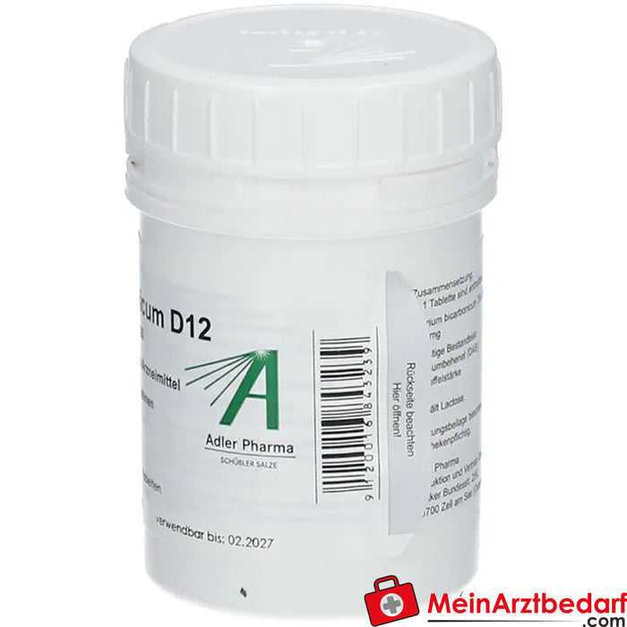 Adler Pharma Natrium bicarbonicum D12 Biochemie volgens Dr. Schuessler Nr. 23