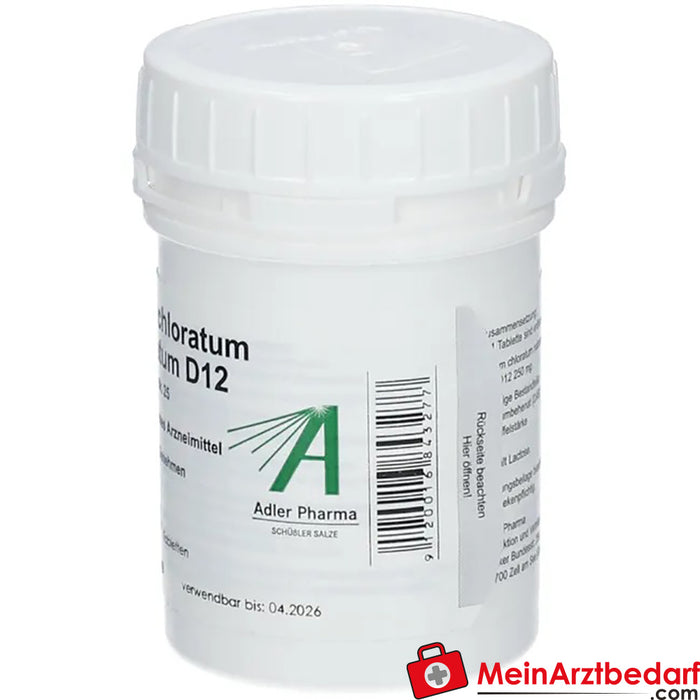 Adler Pharma Aurum chloratum D12 根据舒斯勒博士的第 25 号生物化学资料