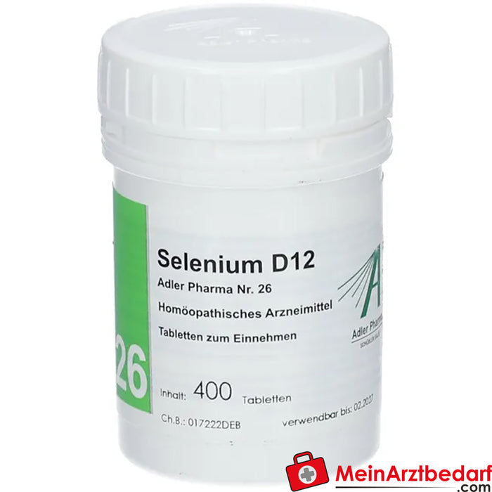 Adler Pharma Selenium D12 Biochimica secondo il dottor Schuessler n. 26