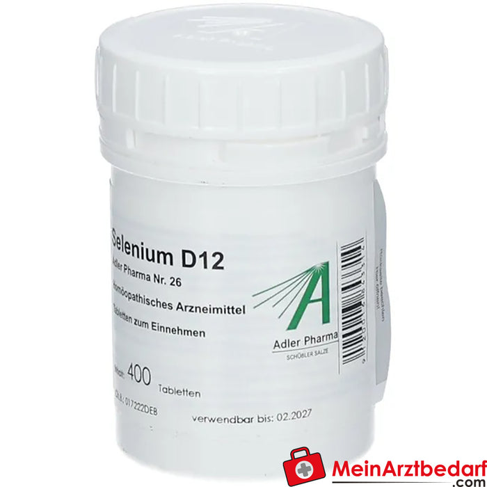 Adler Pharma Selenium D12 Biochimica secondo il dottor Schuessler n. 26