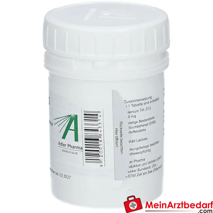 Adler Pharma Selenium D12 Biochimica secondo il dottor Schuessler n. 26