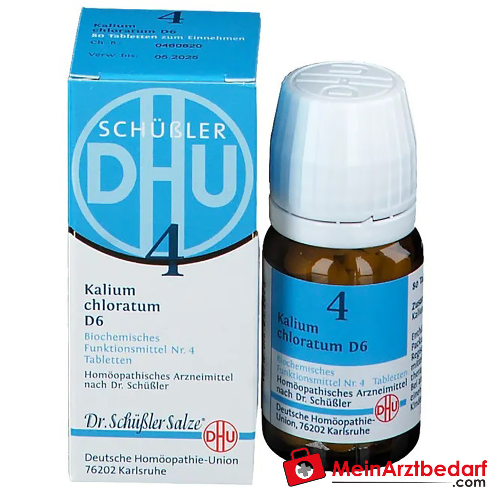 DHU Sale di Schuessler n. 4 Potassio chloratum D6 250 mg compresse