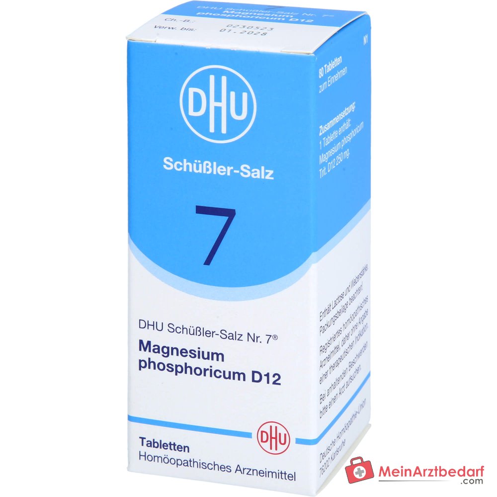 DHU Schuessler zout nr. 7 Magnesium phosphoricum D12 bolletjes