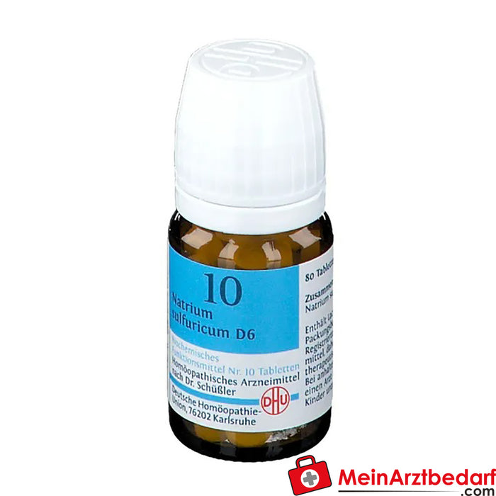 Sól DHU Schuessler nr 10® Natrium sulfuricum D6