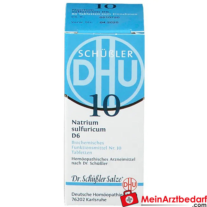 DHU Schuessler 10 号盐® Natrium sulfuricum D6