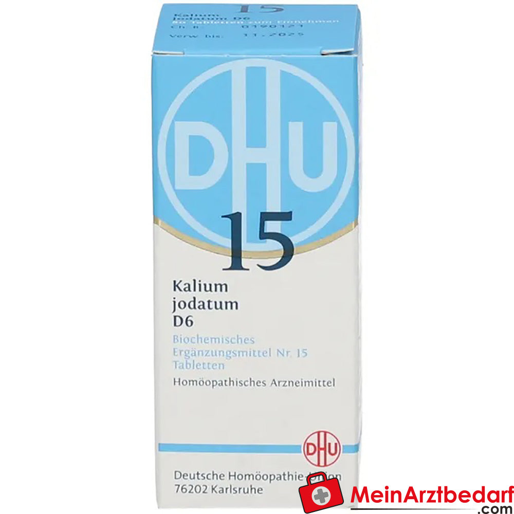 DHU Biochemie 15 Kalium jodatum D6.