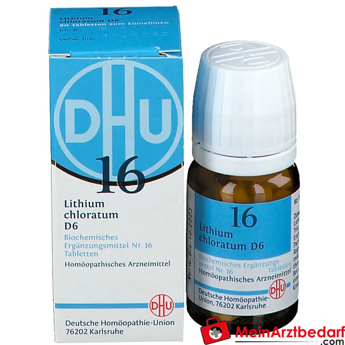 DHU Biochemistry 16 Lithium chloratum D6