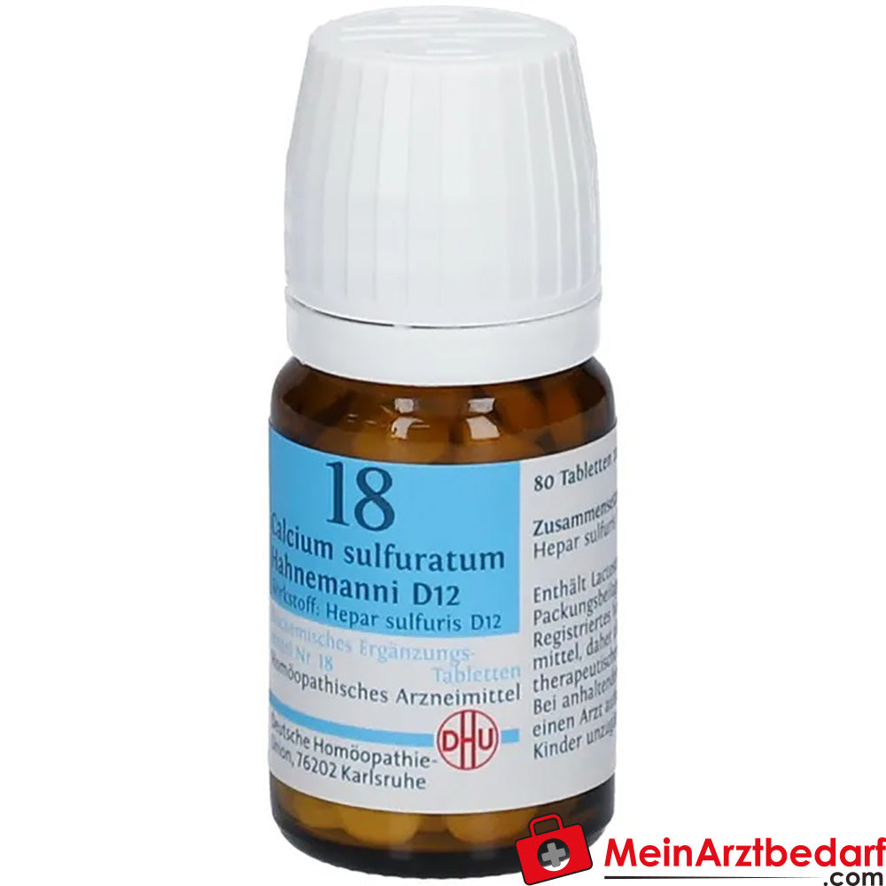 DHU Biochemie 18 Calcium sulfuratum D12.